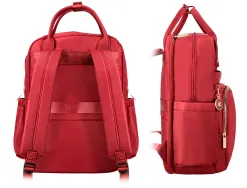 Sac a dos antartik nova 4 compartiments 23l 410x180x320 mm coloris vin rouge