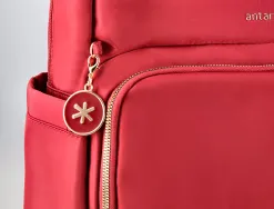 Sac a dos antartik nova 4 compartiments 23l 410x180x320 mm coloris vin rouge