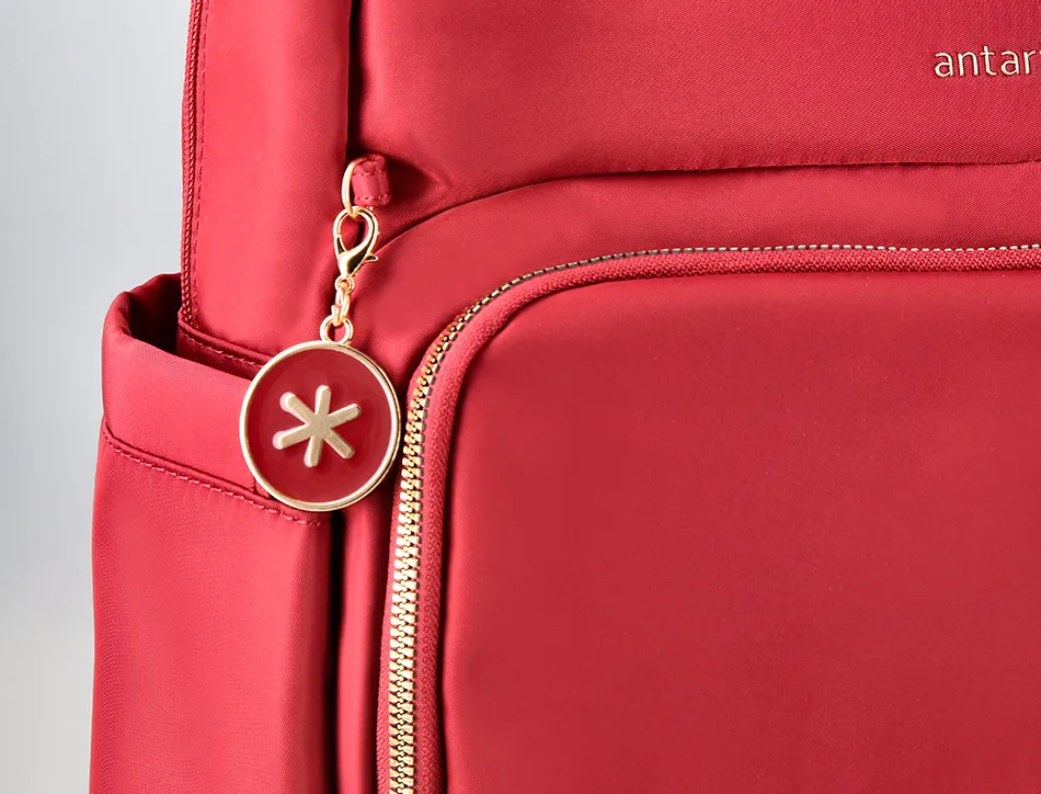 Sac a dos antartik nova 4 compartiments 23l 410x180x320 mm coloris vin rouge