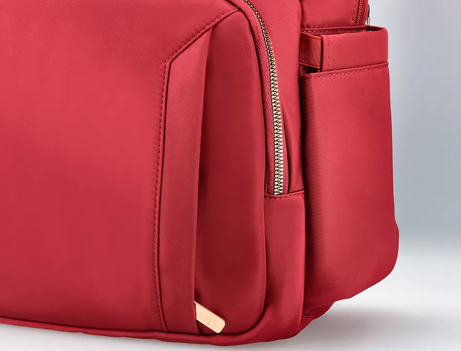 Sac a dos antartik nova 4 compartiments 23l 410x180x320 mm coloris vin rouge
