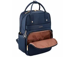 Sac a dos antartik nova 4 compartiments 23l 410x180x320 mm coloris bleu marine