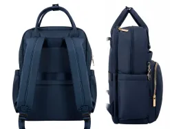 Sac a dos antartik nova 4 compartiments 23l 410x180x320 mm coloris bleu marine