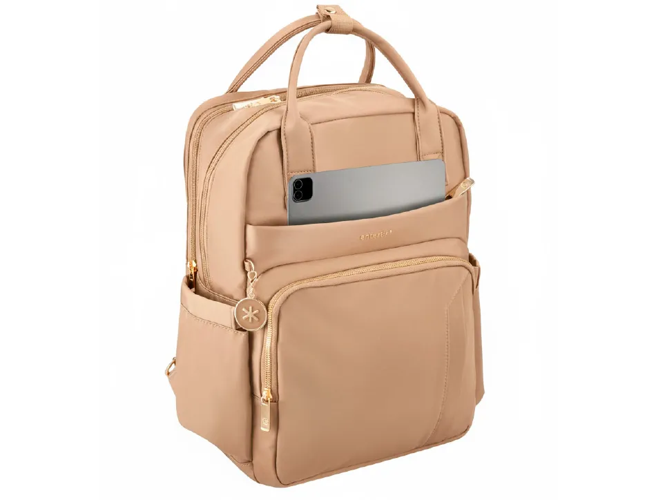 Sac a dos antartik nova 4 compartiments 23l 410x180x320 mm coloris beige