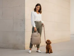 Sac a dos antartik nova 4 compartiments 23l 410x180x320 mm coloris beige