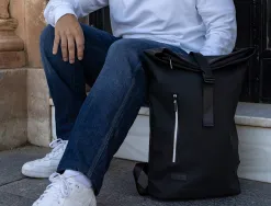 Sac a dos antartik roll up waterproof 480x130x280mm coloris noir