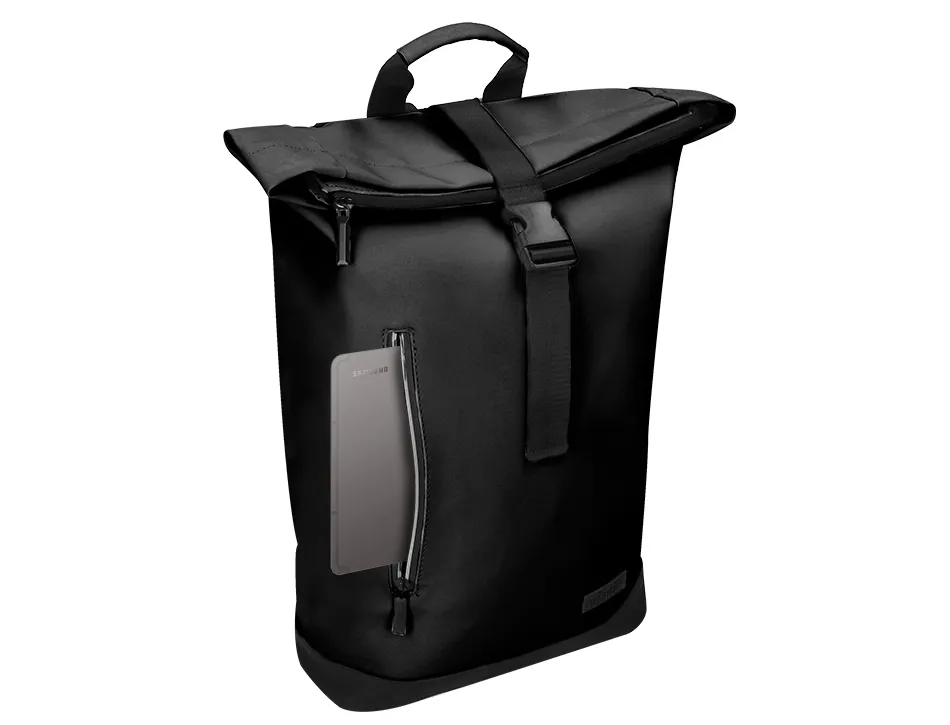 Sac a dos antartik roll up waterproof 480x130x280mm coloris noir