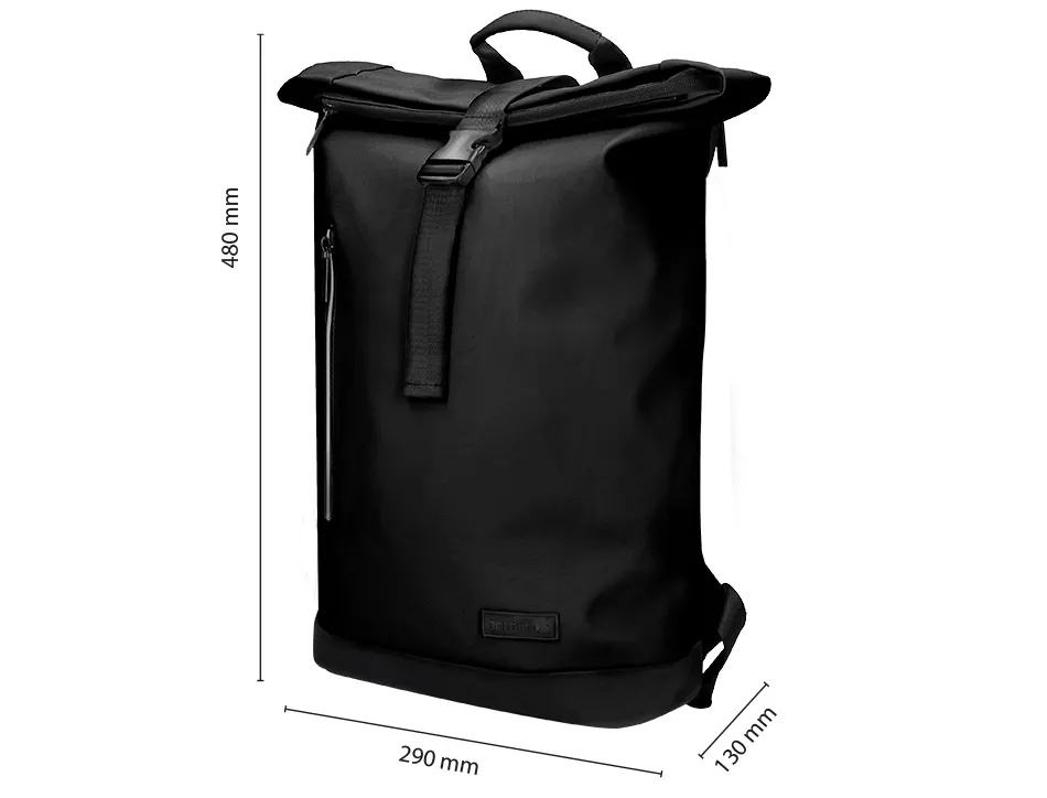 Sac a dos antartik roll up waterproof 480x130x280mm coloris noir