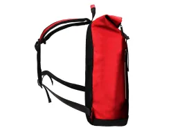 Sac a dos antartik roll up waterproof 480x130x280mm coloris rouge grenat