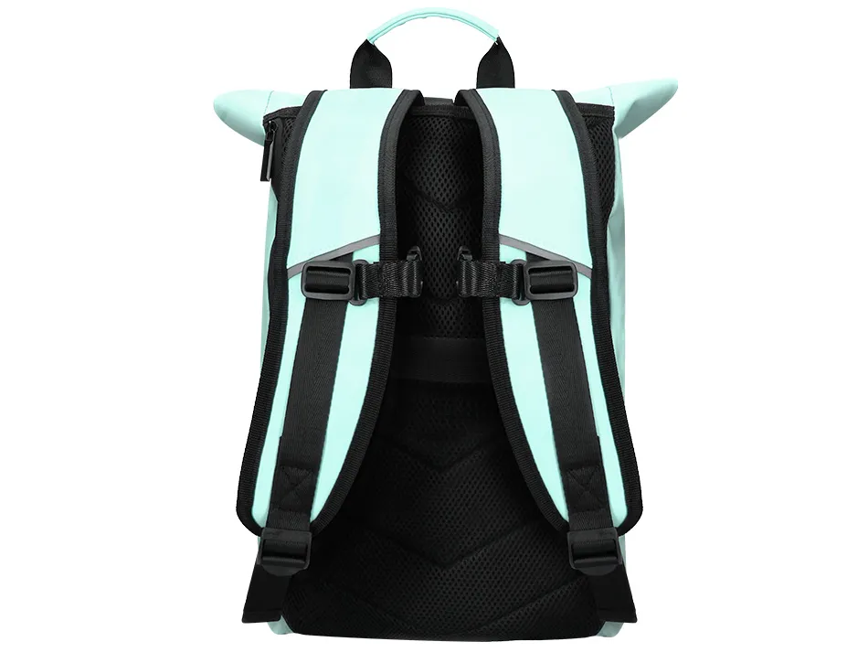 Sac a dos antartik roll up waterproof 480x130x280mm coloris turquoise