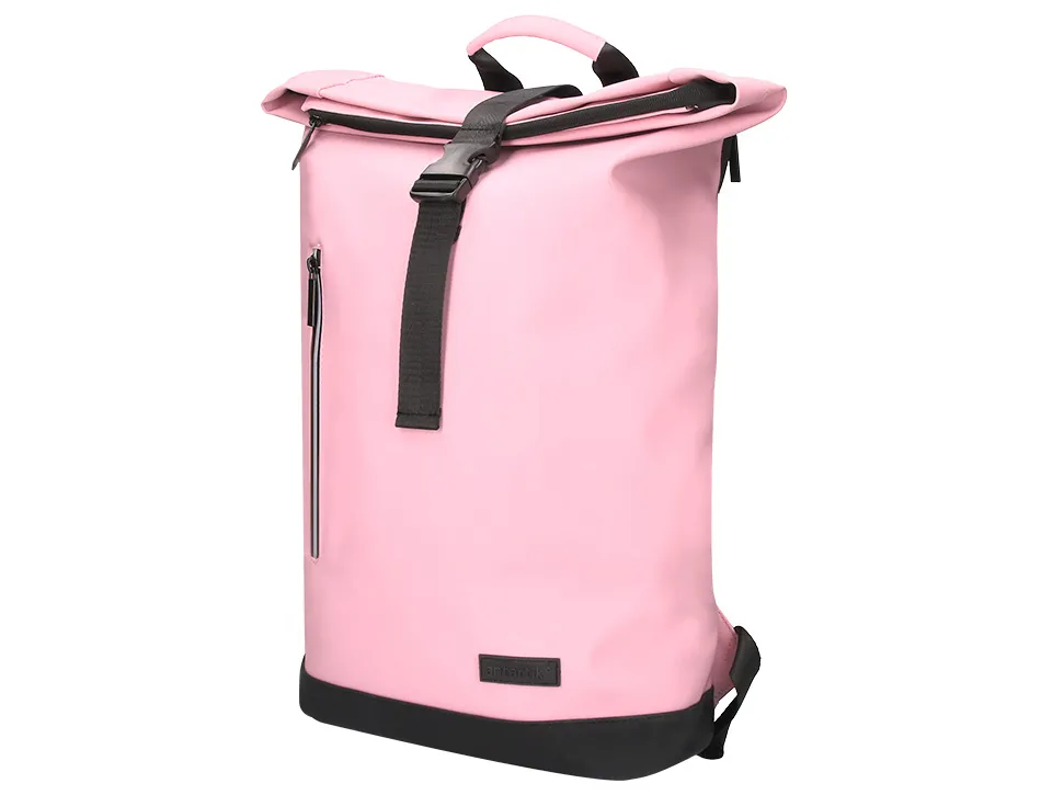 Sac a dos antartik roll up waterproof 480x130x280mm coloris rose