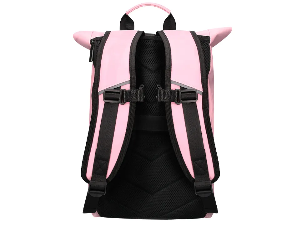 Sac a dos antartik roll up waterproof 480x130x280mm coloris rose