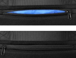 Sac a dos antartik slim 3 compartiments 23l 450x150x330 mm coloris noir