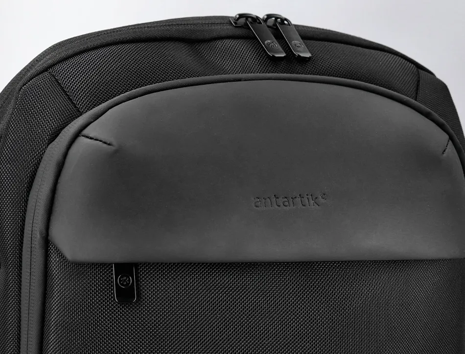 Sac a dos antartik slim 3 compartiments 23l 450x150x330 mm coloris noir