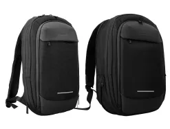 Sac a dos antartik slim 3 compartiments 23l 450x150x330 mm coloris noir