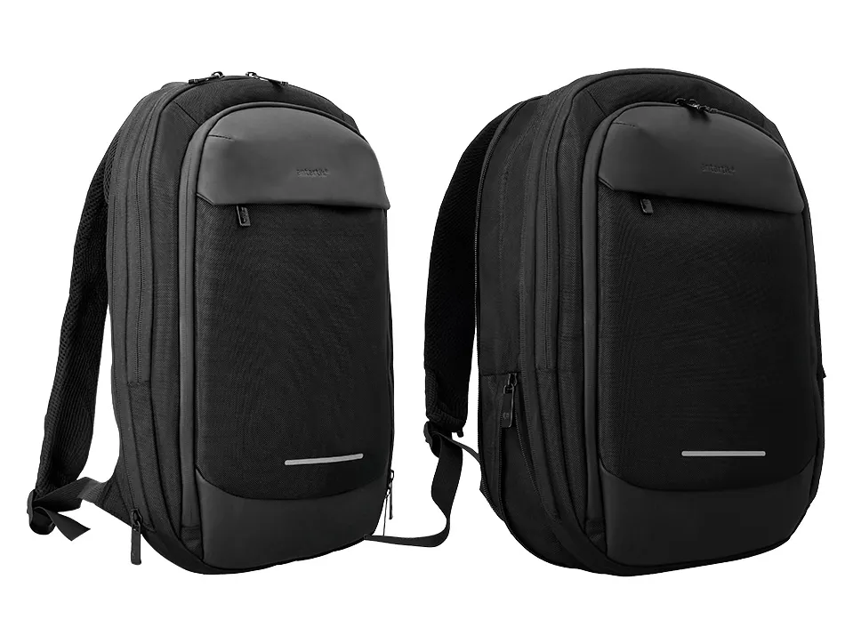 Sac a dos antartik slim 3 compartiments 23l 450x150x330 mm coloris noir