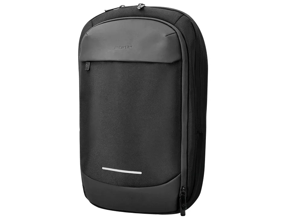 Sac a dos antartik slim 3 compartiments 23l 450x150x330 mm coloris noir