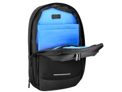 Sac a dos antartik slim 3 compartiments 23l 450x150x330 mm coloris noir