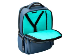 Sac a dos antartik volt 5 compartiments 23l 450x180x330 mm coloris bleu marine interieur turquoise