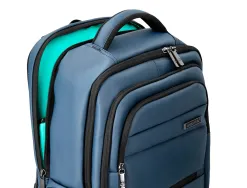 Sac a dos antartik volt 5 compartiments 23l 450x180x330 mm coloris bleu marine interieur turquoise