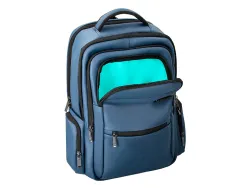 Sac a dos antartik volt 5 compartiments 23l 450x180x330 mm coloris bleu marine interieur turquoise