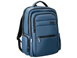 Sac a dos antartik volt 5 compartiments 23l 450x180x330 mm coloris bleu marine interieur turquoise