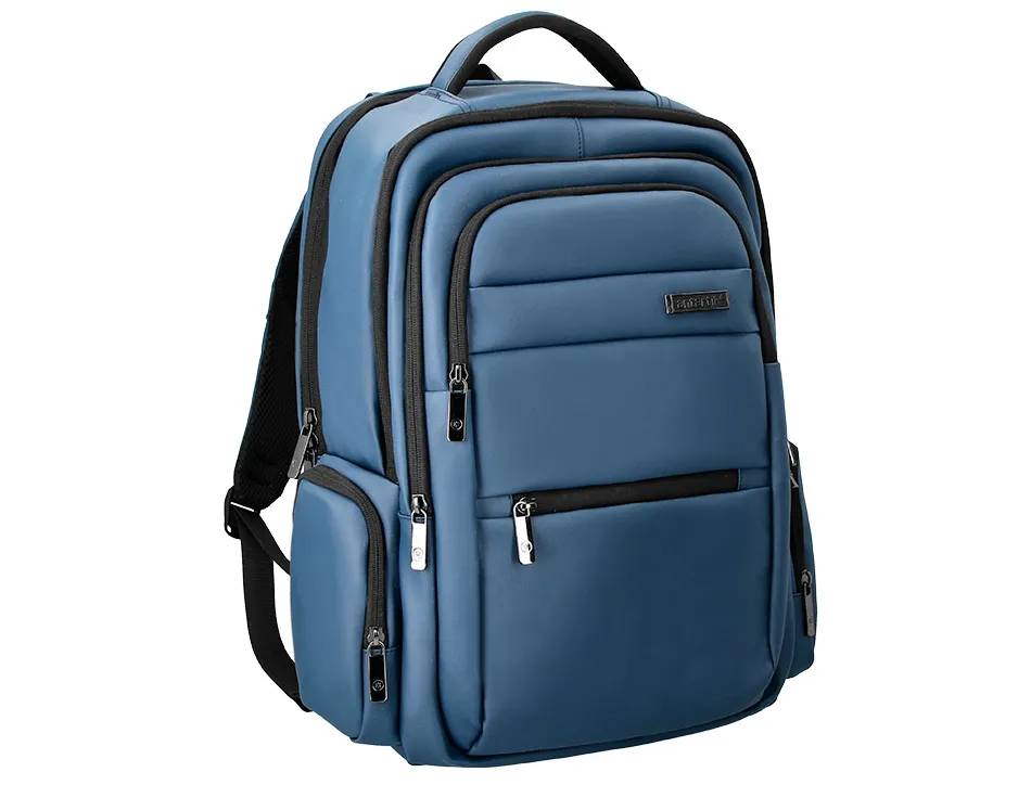 Sac a dos antartik volt 5 compartiments 23l 450x180x330 mm coloris bleu marine interieur turquoise