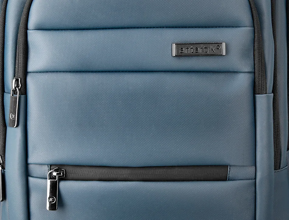 Sac a dos antartik volt 5 compartiments 23l 450x180x330 mm coloris bleu marine interieur turquoise