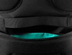 Sac a dos antartik volt 5 compartiments 23l 450x180x330 mm coloris bleu marine interieur turquoise