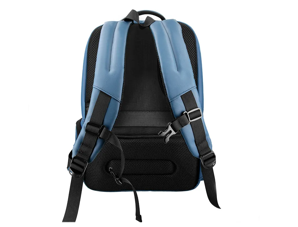 Sac a dos antartik volt 5 compartiments 23l 450x180x330 mm coloris bleu marine interieur turquoise