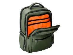 Sac a dos antartik volt 5 compartiments 23l 450x180x330 mm coloris vert militaire interieur orange