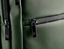 Sac a dos antartik volt 5 compartiments 23l 450x180x330 mm coloris vert militaire interieur orange