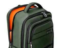 Sac a dos antartik volt 5 compartiments 23l 450x180x330 mm coloris vert militaire interieur orange