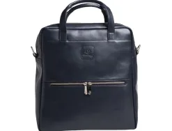 Sac a dos exacompta ordinateur portable 14" exactive cuir coloris bleu marine