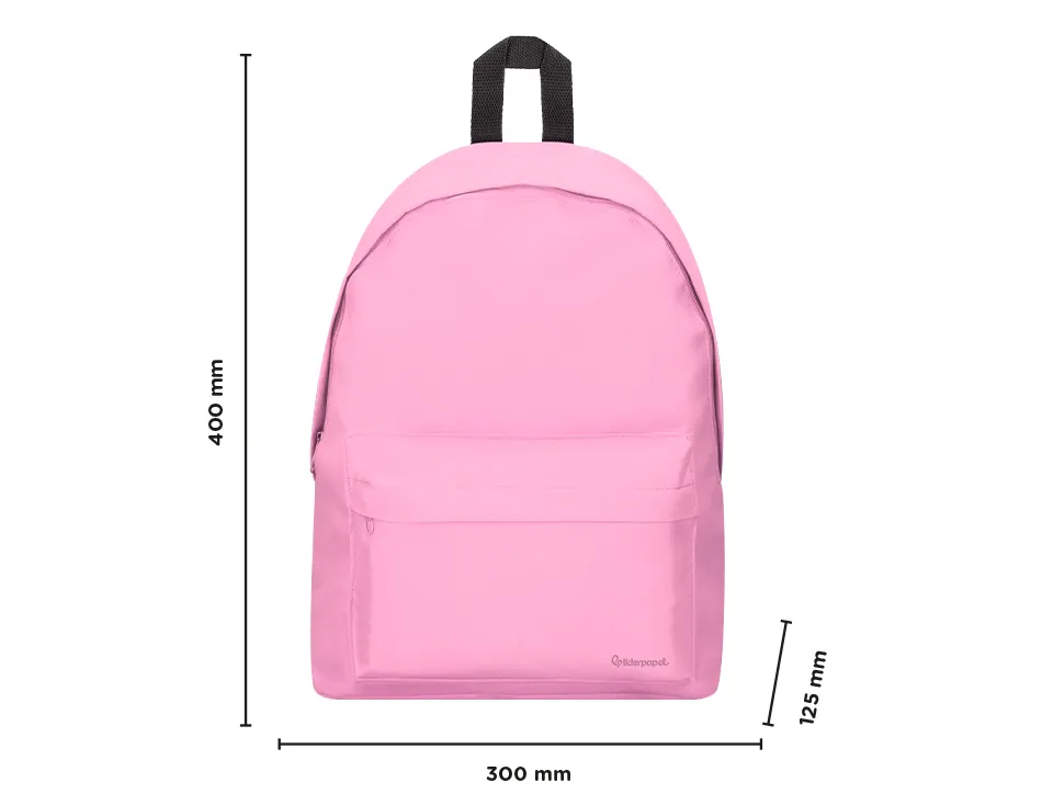 Sac a dos liderpapel 1 compartiment 40x12,5x30cm coloris rose