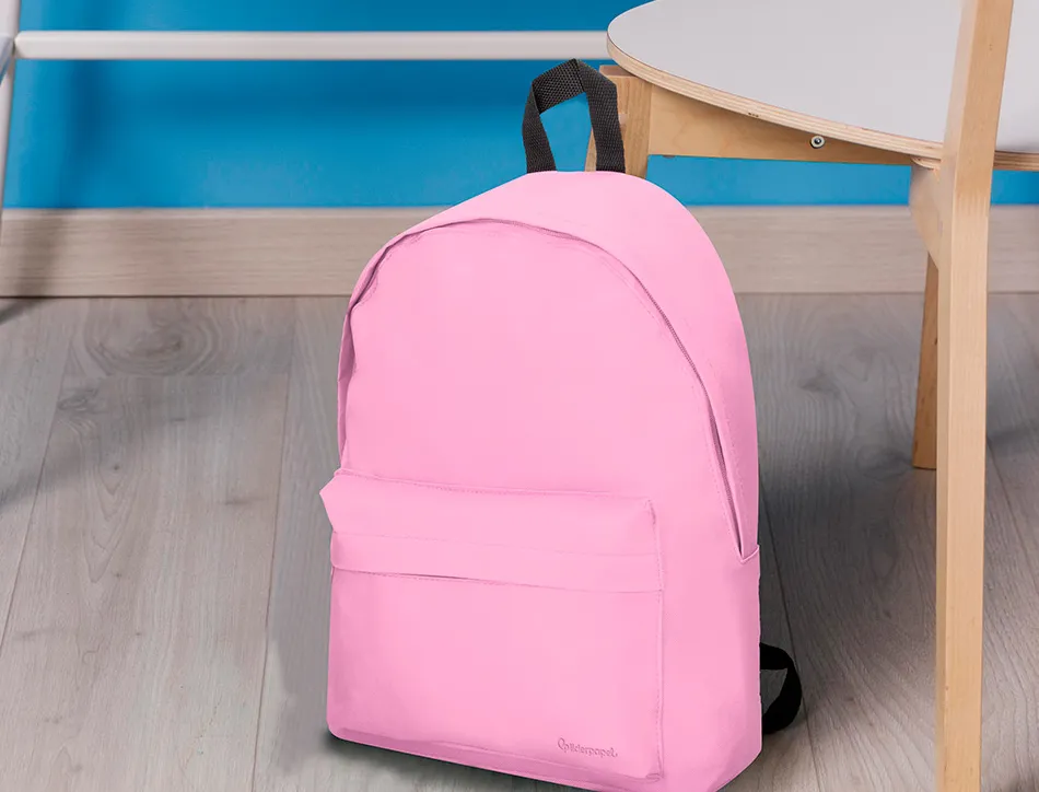 Sac a dos liderpapel 1 compartiment 40x12,5x30cm coloris rose