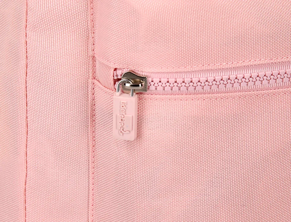 Sac a dos liderpapel 1 compartiment poche laterale 40x12,5x30cm coloris rose pastel