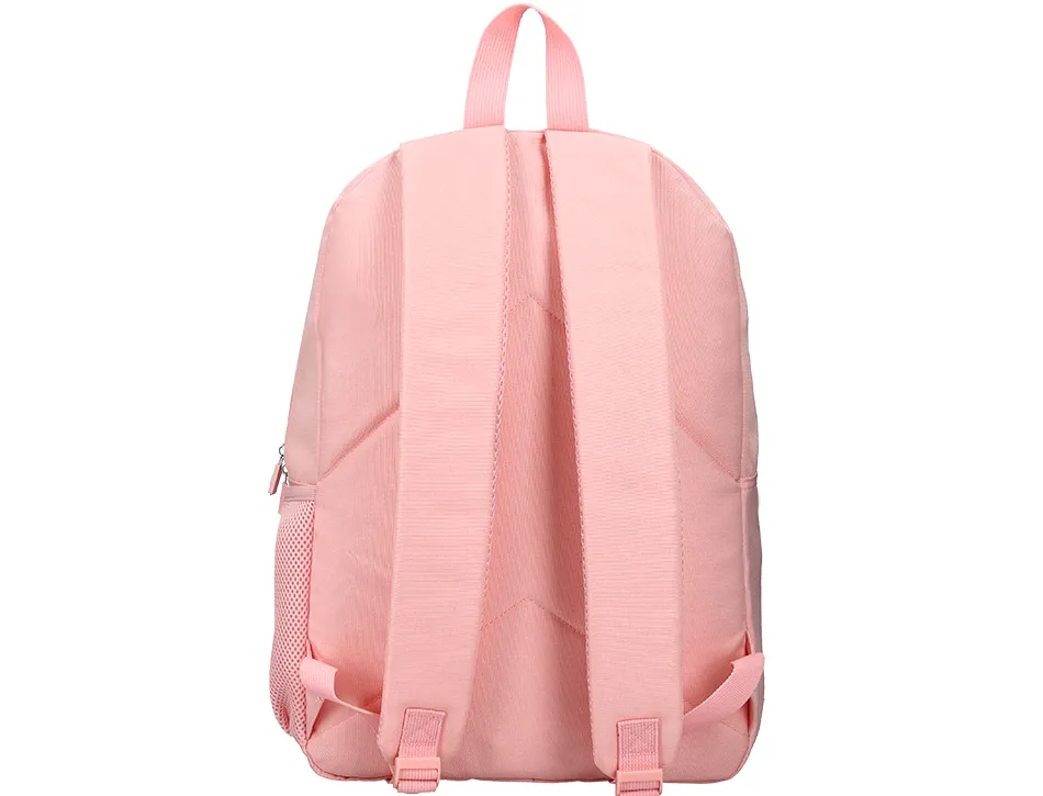 Sac a dos liderpapel 1 compartiment poche laterale 40x12,5x30cm coloris rose pastel