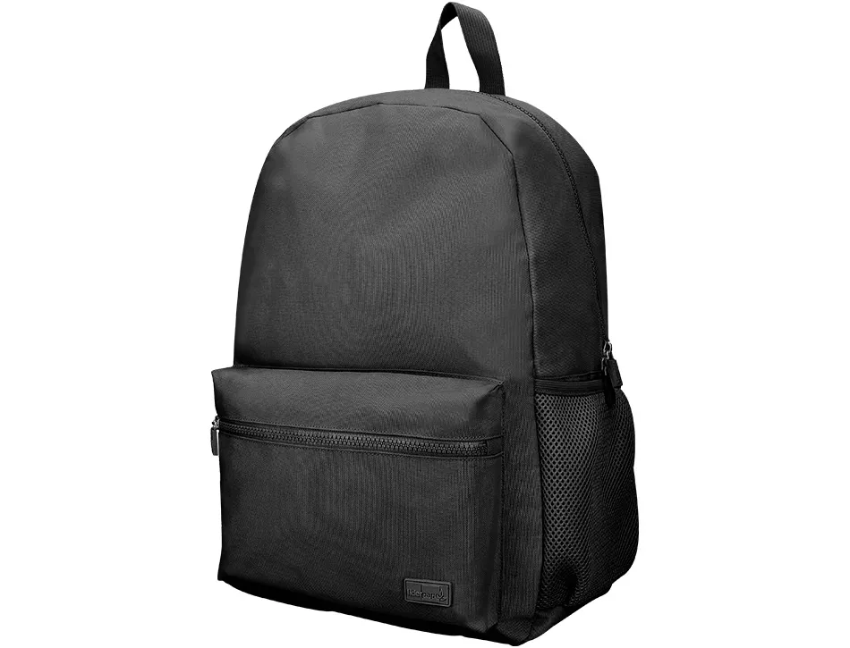 Sac a dos liderpapel 1 compartiment poche laterale 40x12,5x30cm coloris noir