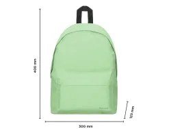 Sac a dos liderpapel 1 compartiment 40x12,5x30 cm coloris vert pastel