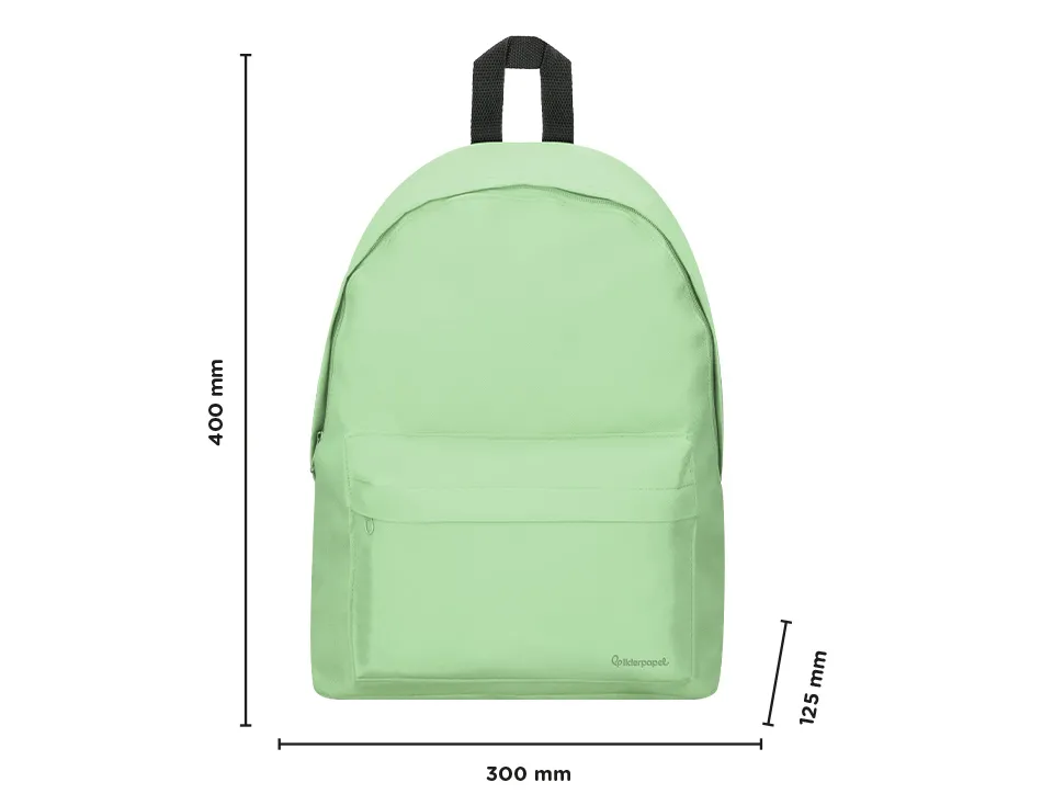 Sac a dos liderpapel 1 compartiment 40x12,5x30 cm coloris vert pastel
