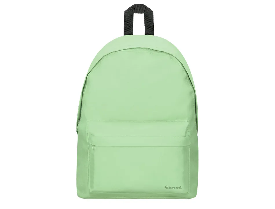 Sac a dos liderpapel 1 compartiment 40x12,5x30 cm coloris vert pastel