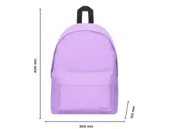 Sac a dos liderpapel 1 compartiment 40x12,5x30cm coloris lilas