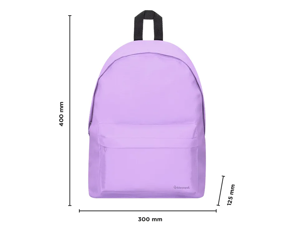 Sac a dos liderpapel 1 compartiment 40x12,5x30cm coloris lilas