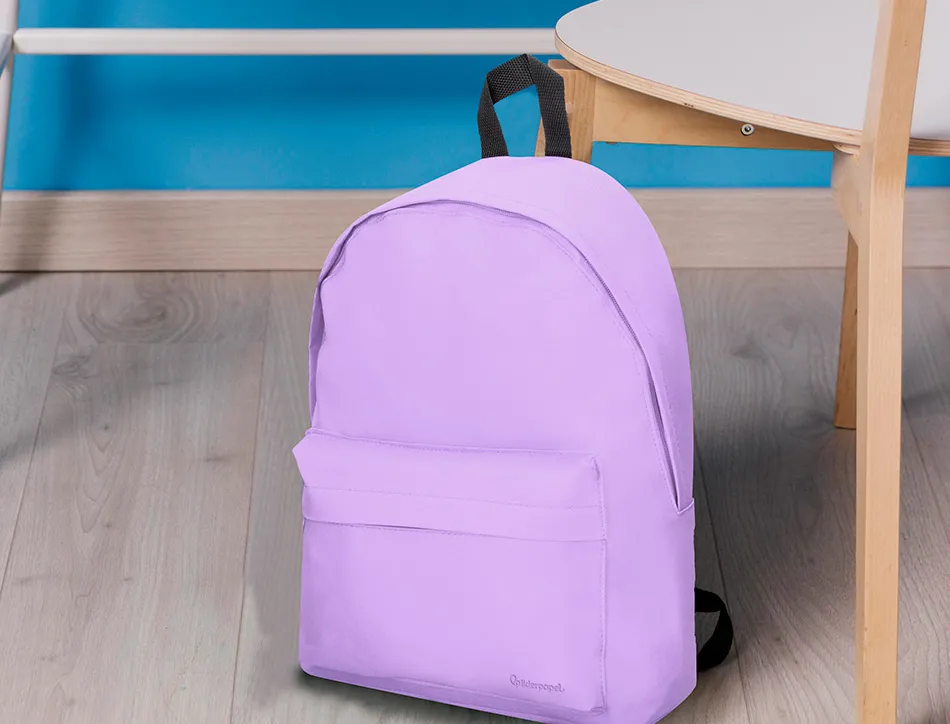 Sac a dos liderpapel 1 compartiment 40x12,5x30cm coloris lilas