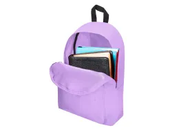 Sac a dos liderpapel 1 compartiment 40x12,5x30cm coloris lilas