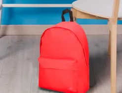 Sac a dos liderpapel 1 compartiment 40x12,5x30cm coloris rouge