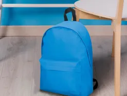 Sac a dos liderpapel 1 compartiment 40x12,5x30cm coloris bleu azur