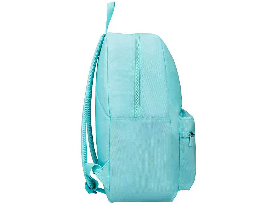 Sac a dos liderpapel 1 compartiment poche laterale 40x12,5x30cm coloris bleu celeste