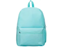 Sac a dos liderpapel 1 compartiment poche laterale 40x12,5x30cm coloris bleu celeste