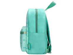 Sac a dos liderpapel baby vagues 250x115x210mm coloris vert d'eau